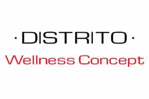 logo distrito wellness concept franquicia